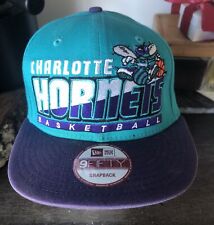 New Era 9Fifty Charlotte Hornets Adjustable Snapback Teal Hardwood Classics Hat