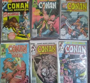 Conan the Barbarian lot of 8 King Size Movie 4 6 7 9 10 12 savage sword Arnold - Picture 1 of 7