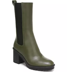 $500 - Vince Henderson Water Repellent Chelsea Boot in Military Green Size 7 - Picture 1 of 10
