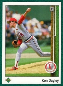 Ken Dayley - 1989 Upper Deck #114 - St. Louis Cardinals Baseball Card - Picture 1 of 2