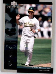 2001 Upper Deck MVP Eric Chavez Base Card MLB PWE UD A's Athletics #12 - Picture 1 of 2