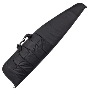 Gewehrtasche schwarz | gefüttert mit Schaumstoff | 108cm | mit 5 Aussentaschen - Bild 1 von 6