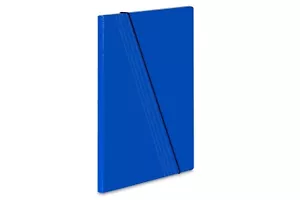 Einschlagmappe / Gummizugmappe mit 10mm Rückenbreite / DIN A4 / Farbe: blau - Bild 1 von 1