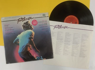 Soundtrack FOOTLOOSE original 1984 LP Shrink INNER Hype Sticker NEAR MINT a8919 - Image 1 of 4