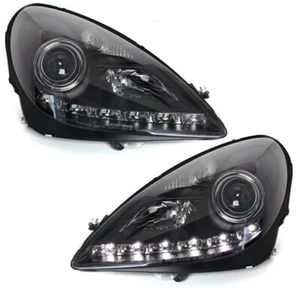HALOGEN Scheinwerfer für Mercedes Benz SLK 171 Bj 04-11 mit Led Standlicht + LWR - Bild 1 von 4