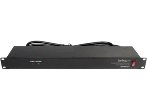 StarTech.com RKPW081915 19in 1U Rackmount 8 Outlet PDU Power Distribution Unit - Picture 1 of 5
