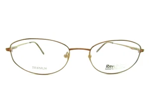 Revoloution Rev710 Copper 52 x 18 140 mm Titanium Eyeglass Frame w Magnetic Clip - Picture 1 of 4