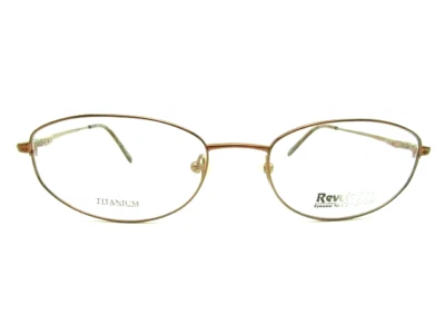 Revoloution Rev710 Copper 52 x 18 140 mm Titanium Eyeglass Frame w Magnetic Clip - Image 1 of 4