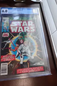 STAR WARS #1 (1977) CGC GRADED 6.0 1ST LUKE SKYWALKER DARTH VADER OBI-WAN LEIA - Picture 1 of 16