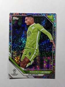 2021-22 Topps UEFA Champions League Sparkle Foil Maxence Lacroix - Picture 1 of 2