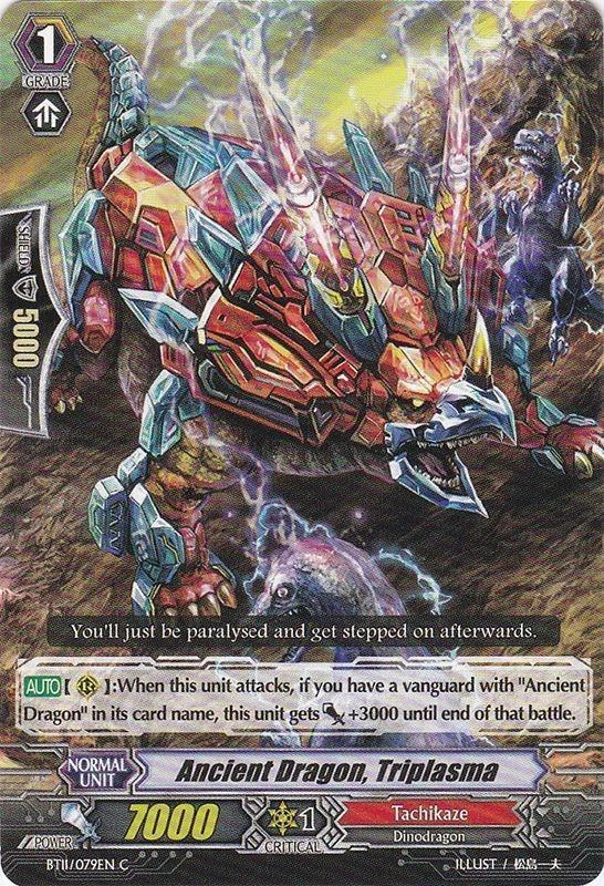 4 x Ancient Dragon, Triplasma - BT11/079EN - C Near Mint / Mint, English - Image 1 of 1