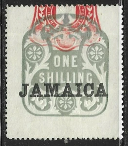 JAMAICA REVENUE BAREFOOT # 10 "DIE R" 1899 USED - Picture 1 of 1