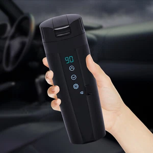 350ml Auto Wasserkocher Thermobecher Kocher Camping Teekanne Isolierte Tasse - Bild 1 von 21