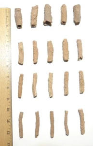 HOLLOW  FULGURITE Morocco  1.75"- 2pcs for Only $15, - FOSSILIZED LIGHTNING - Picture 1 of 5