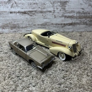 Studebaker Avanti & Auburn 851 Speedster Model Cars Built Metal Body Models - Picture 1 of 19