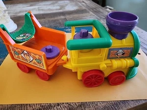 Vintage 2001 Mattel M Musical Zoo Zug Spielset - NUR ZUG 2-teiliges Set - Bild 1 von 6