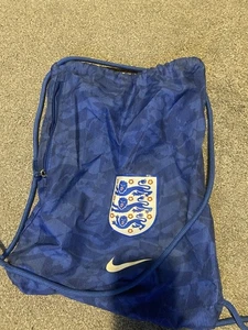 Nike England  Football official Drawstring Bag Blue - Picture 1 of 3