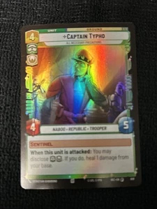 Star Wars: Unlimited - Captain Typho (Foil) - Secrets of Power NM/M Condition - Picture 1 of 7