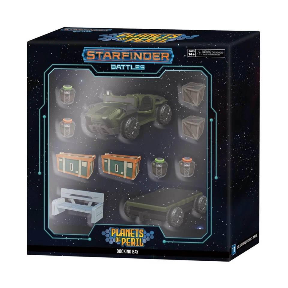 WizKids Starfinder Mini Planets of Peril Docking Bay Premium Set New - Image 1 of 1