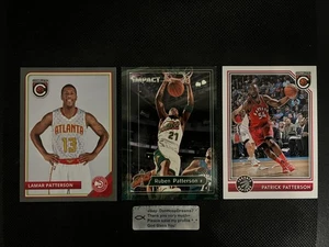 Patterson NBA Spieler Lot! 3 verschiedene Basketballkarten, keine doppelten - Bild 1 von 2