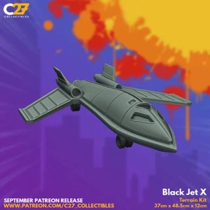 Black Jet X | Terrain | Sci-Fi Miniature | C27 Studio - Picture 1 of 3