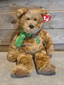 Vintage TY Billionaire Bear 2002 Beanie Buddies Rare Employee Gift 14" - Picture 1 of 11