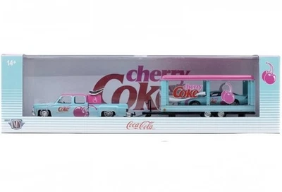 M2 MACHINES ‘73 CHEVY CHEYENNE SUPER 30 DUALLY & 85 CHEVY CAMARO IROC-Z HAULERS - Image 1 of 4