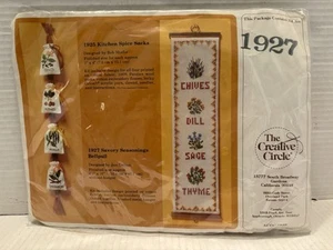 The Creative Circle 1927 Savory Seasonings Bellpull Needlepoint Kit 4.25x16 - Picture 1 of 4