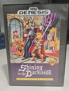 Shining In The Darkness Sega Genesis CIB, Complete In Box, Cartridge, Manual - Picture 1 of 9