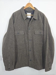 Next Shacket Overshirt Herren 3XL XXXL Braun Tweed Wollmix - Bild 1 von 11