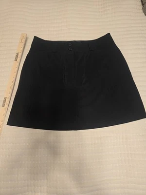 Nike Golf Womens Performance Dri Fit Skirt Skort Stretch Active Black Sz  10 Med - Image 1 of 4