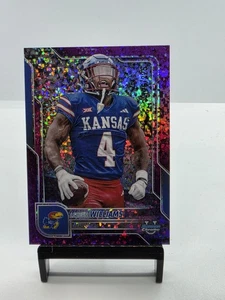 2025 Bowman U Chrome Leshon Williams Fuschia Mini-Diamond /225 SP Kansas #146 - Bild 1 von 2