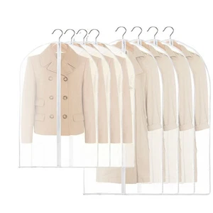  Fundas de Ropa con Cremallera Transparente Gruesa Lavable Ropa Trajes Vestidos - Imagen 1 de 12