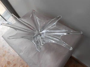 BACCARAT cristal estampille. Grande Coupe Fruits. Centre de table étoile. 48 cm - Picture 1 of 11