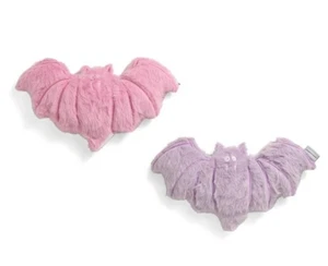 Halloween Cupcakes und Kaschmir Fledermäuse geformte Kissen - rosa Fledermaus - lila Fledermaus neu - Bild 1 von 6