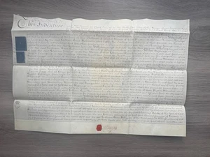 Shipdham Norfolk Pergament Einzug Landurkunde 1795 Younge to Robinson Wachssiegel - Bild 1 von 7