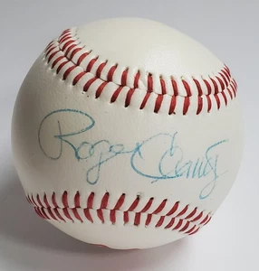 Baseball VINTAGE Roger Clemens firmato Macmillan Bloedel - Foto 1 di 5