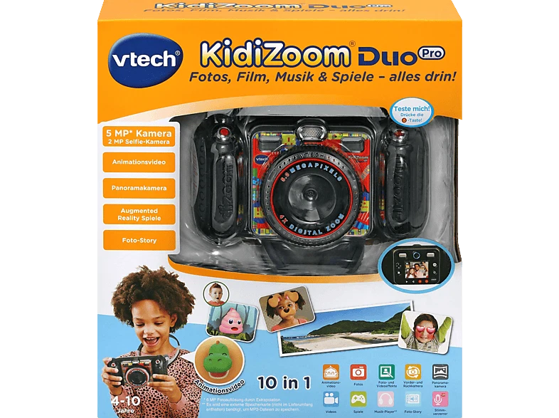 VTECH KidiZoom Duo Pro schwarz Kinderkamera  Schwarz - Bild 1 von 1