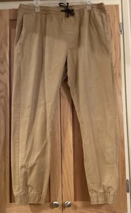American Eagle Mens Joggers-100% Cotton L Earthtone - Picture 1 of 4