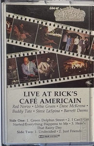 LIVE AT RICK'S CAFE AMERICAIN - RED NORVO & VARIOUS ARTISTS, CASSETTE - Picture 1 of 1