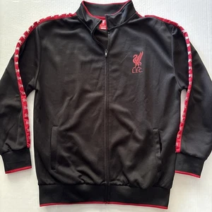 Liverpool FC schwarz Herren Large Trainingsjacke offizielle Marke LFC 2-seitig Futbol - Bild 1 von 10