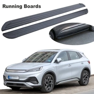 Fits For BYD Atto3 2022-2024 Running Boards Side Steps Pedal Nerf Bars 2PC - Picture 1 of 8