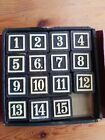 Vintage Bookshelf Game E.S. Lowe 15 Puzzle Vol 515 Rare Removable 1" Numbers