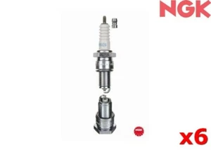 NGK Spark Plug FOR Nissan Pulsar 1981-82 1.5 (N10) Hatchback BPR5ES x6 - Picture 1 of 1