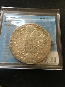 1780X Austria, 1 Thaler, CCCS Graded**EF-40**RESTRIKE - Picture 1 of 4