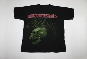 Vintage 90s The Exploited Shirt Fck The Bastards Punk Band Men's Tee XL - Picture 1 of 4