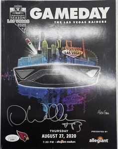 Darren Waller Signed LV Raiders Inaugural 2020 Season Program with JSA (AI98830) - Picture 1 of 4