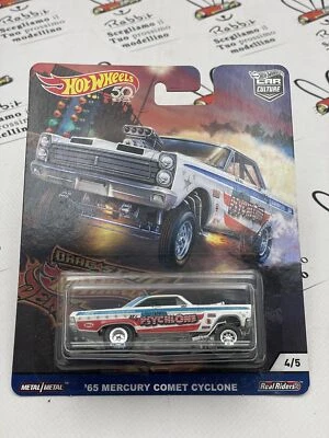 DIE CAST " '65 MERCURY COMET CYCLONE " 4/5 HW CAR CULTURE HOT WHEELS SCALA 1/64 - Immagine 1 di 2