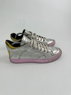 Entrenadores MM6 Maison Margiela Unisex Color Bloque Metálico - Plateados/Amarillos Foto 1 de 4