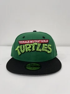 TMNT Teenage Mutant Ninja Turtles New Era Nickelodeon Fitted Cap Mütze Größe 7 1/4 - Bild 1 von 5